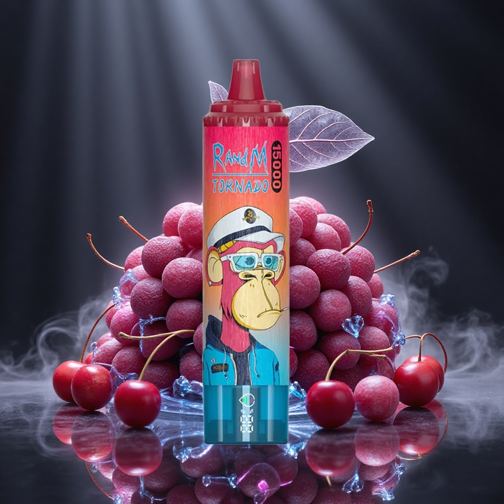 RandM Fumot Tornado 15000 Puffs Cherry 25ml Mesh Coil Canada vape wholesale