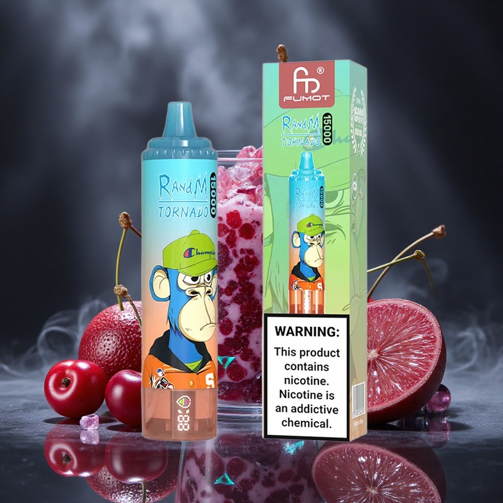 RandM Fumot Tornado 15000 Puffs Cherry Cola 25ml Mesh Coil Canada vape wholesale