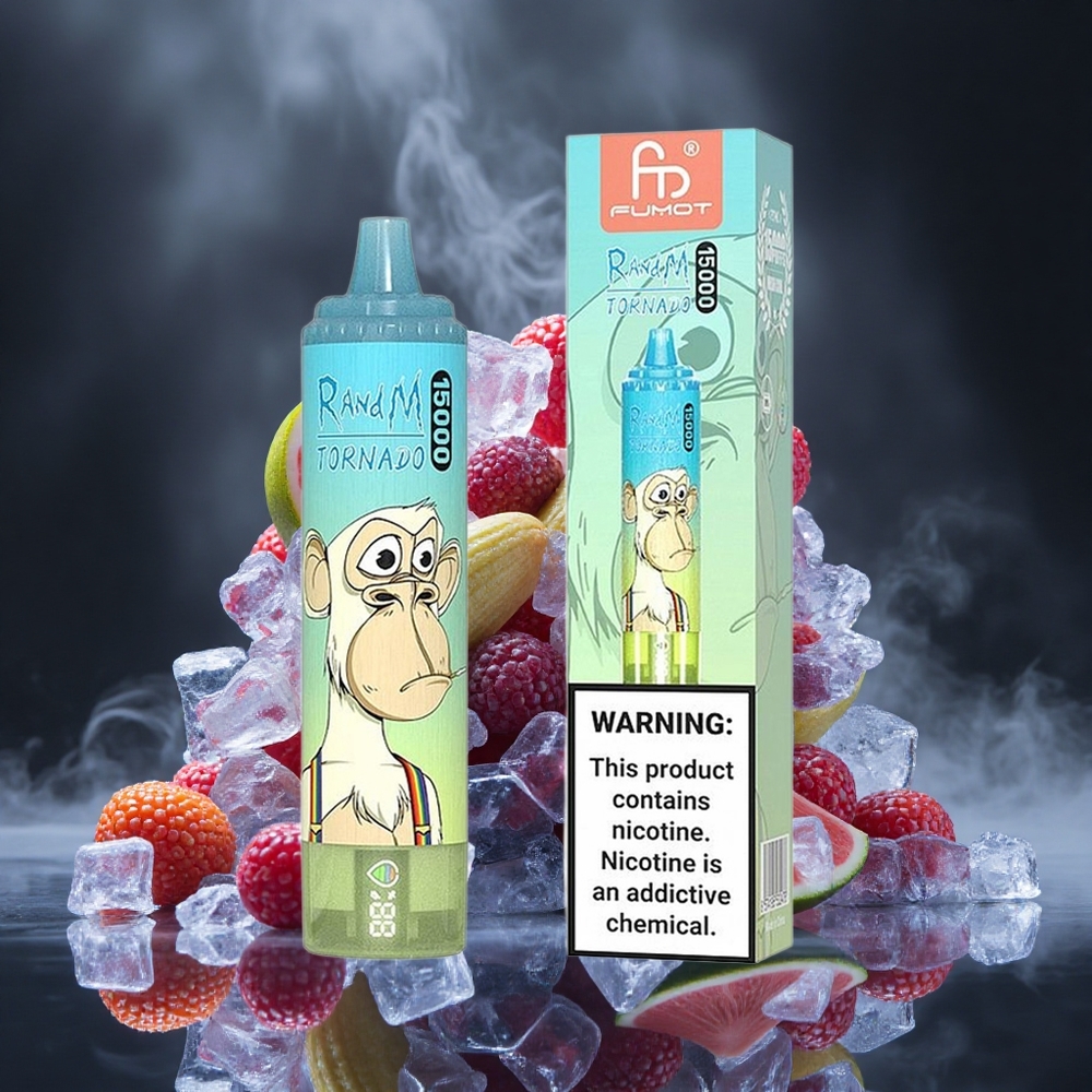 RandM Fumot Tornado 15000 Puffs Ice Pop 25ml Mesh Coil Canada vape wholesale