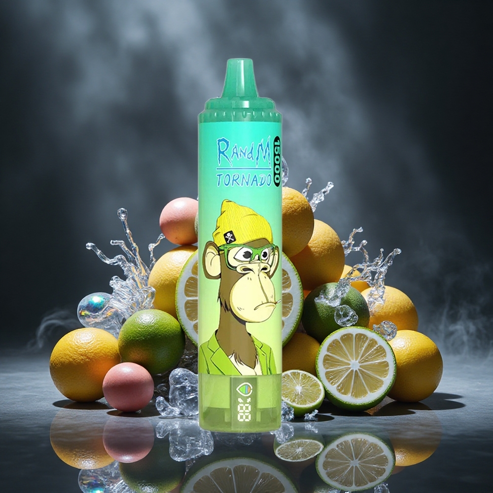 RandM Fumot Tornado 15000 Puffs Lemon Lime Mesh Coil Type-C Canada vape wholesale