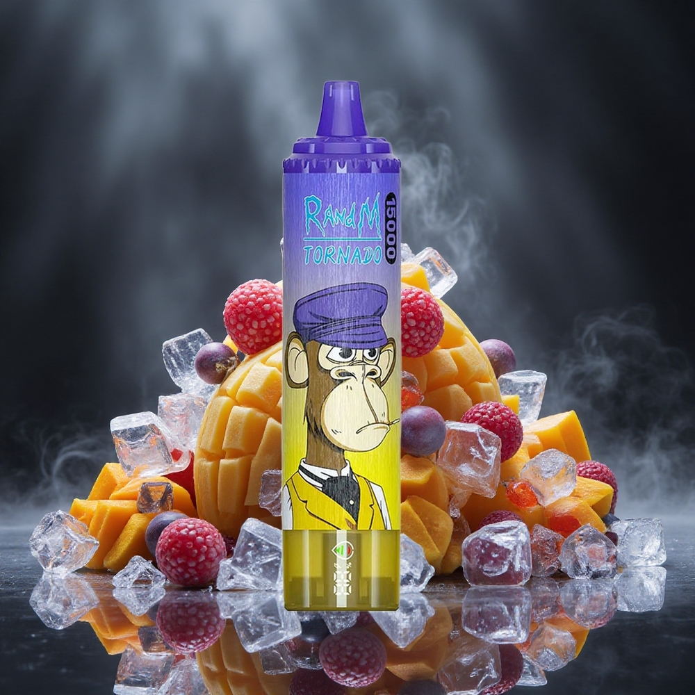 RandM Fumot Tornado 15000 Puffs Mango On Ice 25ml Mesh Coil Canada vape wholesale