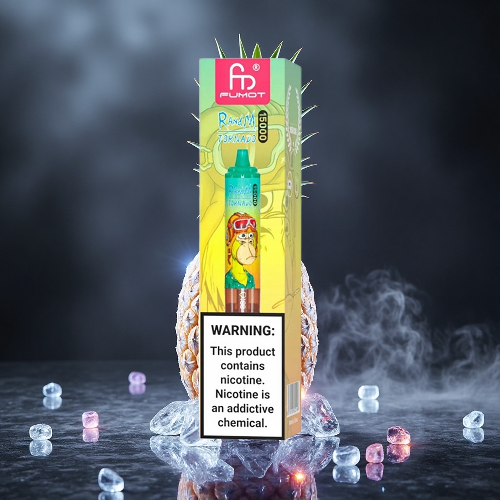 RandM Fumot Tornado 15000 Puffs Pineapple Ice 850mAh Mesh Coil Canada vape wholesale