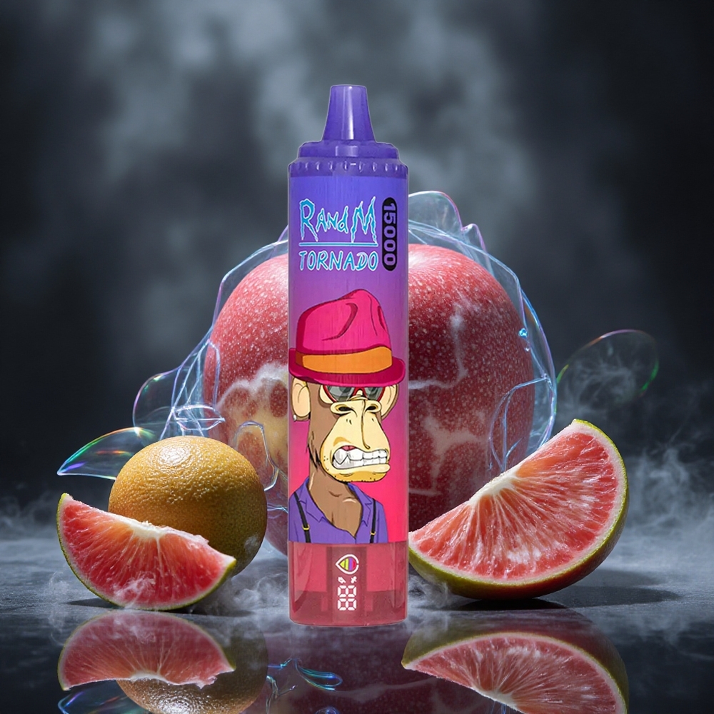RandM Fumot Tornado 15000 Puffs Sour Apple Mesh Coil Canada vape wholesale