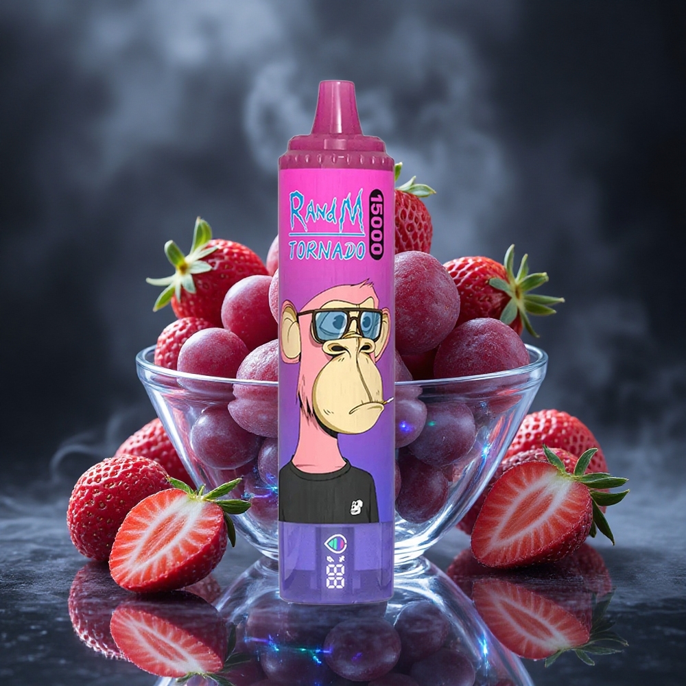 RandM Fumot Tornado 15000 Puffs Strawberry Grape Mesh Coil Canada vape wholesale
