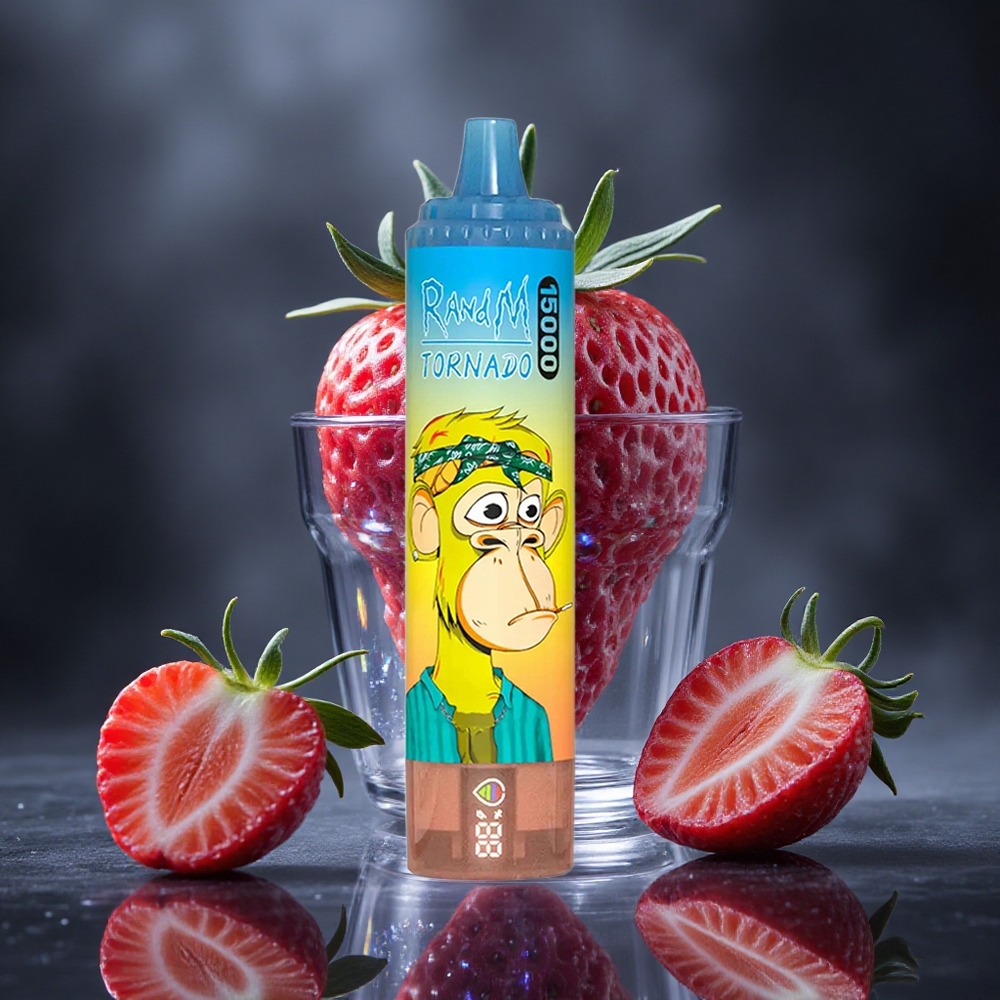 RandM Fumot Tornado 15000 Puffs Strawberry Mesh Coil Canada vape wholesale