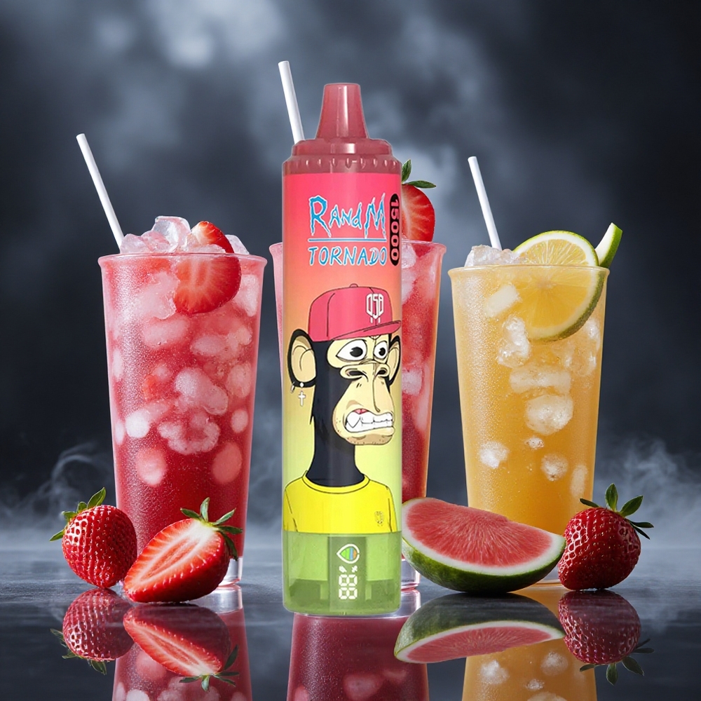 RandM Fumot Tornado 15000 Puffs Strawberry Watermelon Lemonade 850mAh Mesh Coil Canada Vape Wholesale