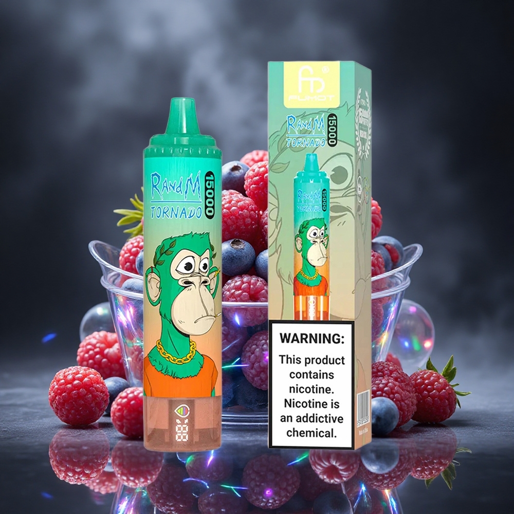 RandM Fumot Tornado 15000 Puffs Triple Berry Mesh Coil Canada vape wholesale