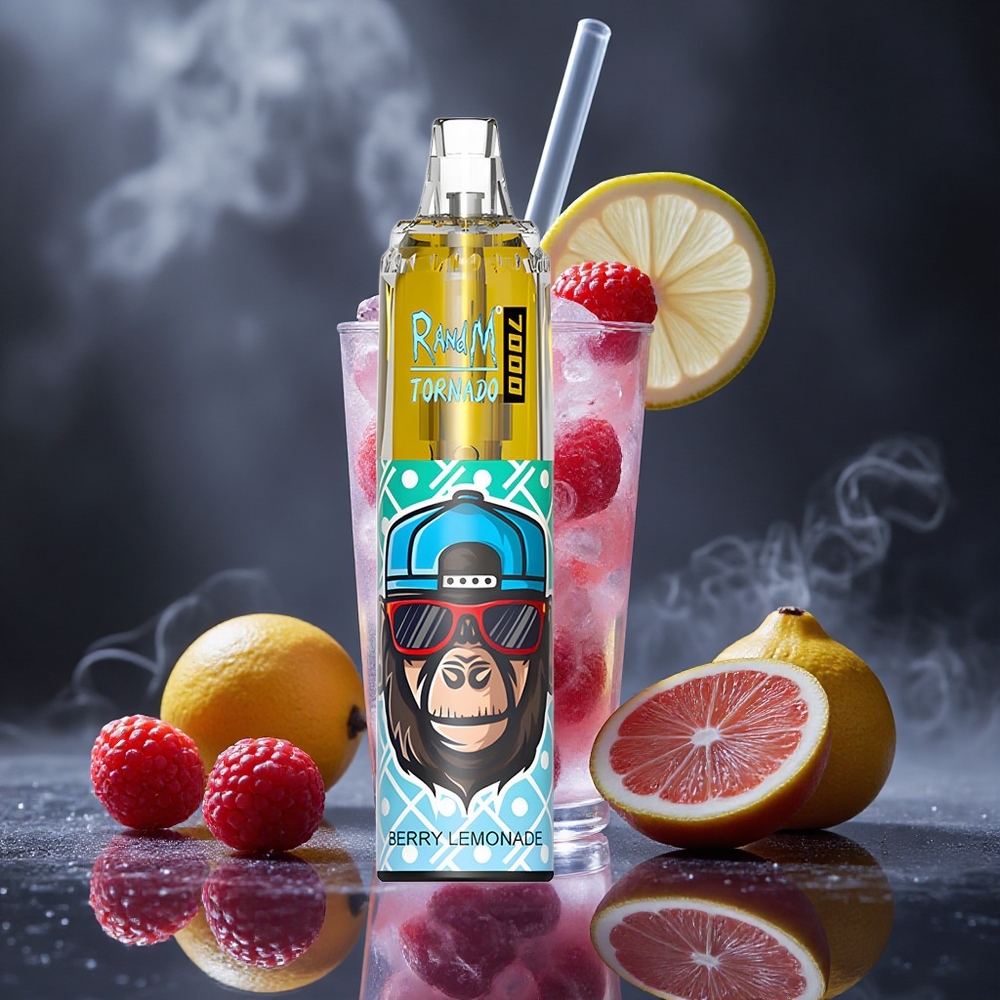 RandM Fumot Tornado 7000 Puffs Berry Lemonade Mesh Coil Canada vape wholesale