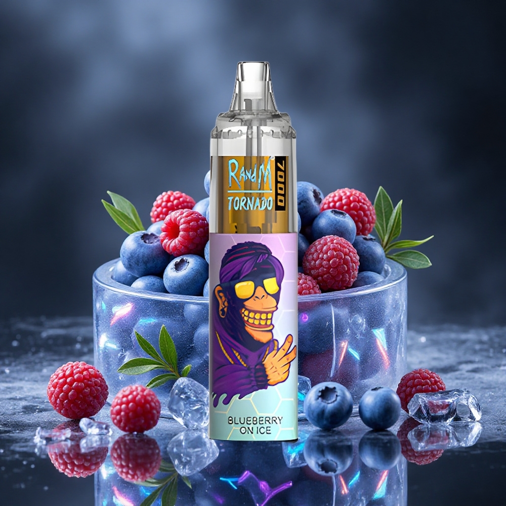 RandM Fumot Tornado 7000 Puffs Blueberry On Ice Mesh Coil Canada vape wholesale