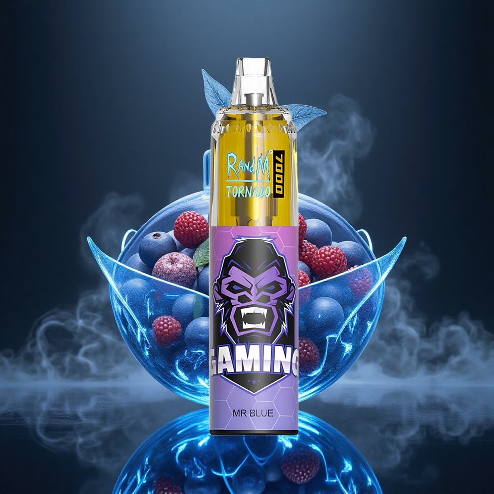 RandM Fumot Tornado 7000 Puffs Dr. Blue Mesh Coil Canada vape wholesale