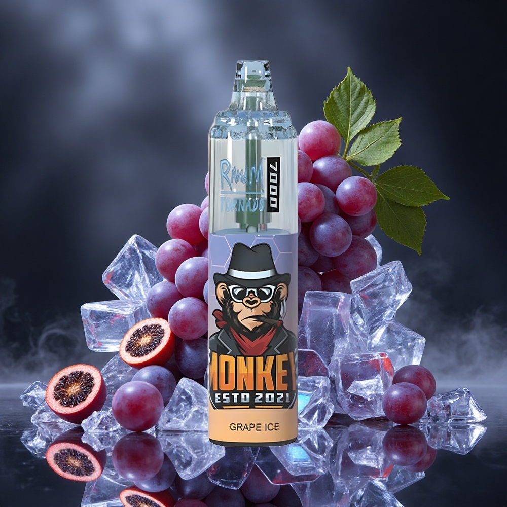 RandM Fumot Tornado 7000 Puffs Grape Ice Mesh Coil Canada vape wholesale