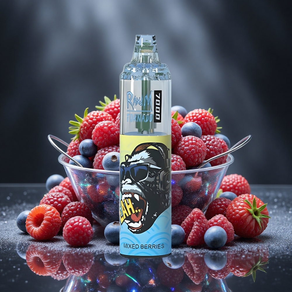 RandM Fumot Tornado 7000 Puffs Mixed Berries 850MAH Canada vape wholesale