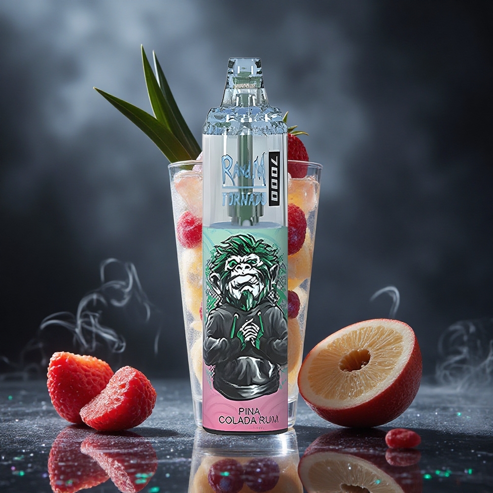 RandM Fumot Tornado 7000 Puffs Pina Colada Rum Mesh Coil Canada vape wholesale