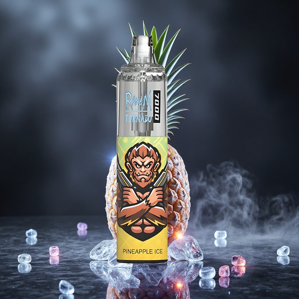 RandM Fumot Tornado 7000 Puffs Pineapple Ice Mesh Coil Canada vape wholesale