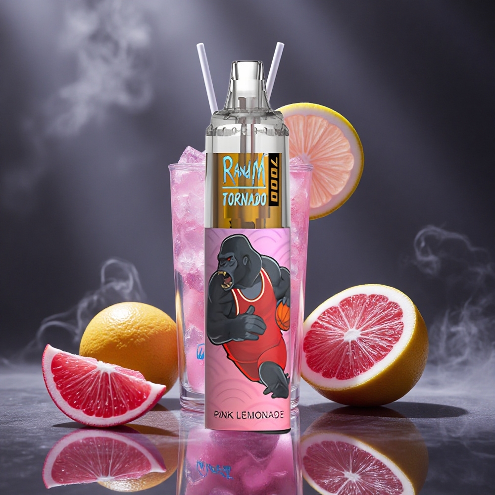 RandM Fumot Tornado 7000 Puffs Pink Lemonade Mesh Coil Canada vape wholesale