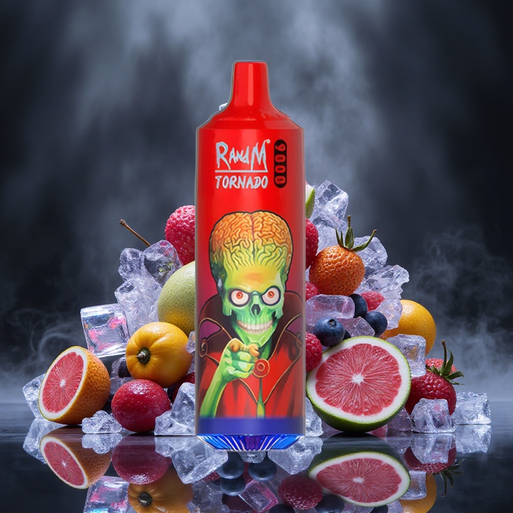 RandM Fumot Tornado 9000 Puffs 18mL Mesh Coil Lush Ice Canada vape wholesale