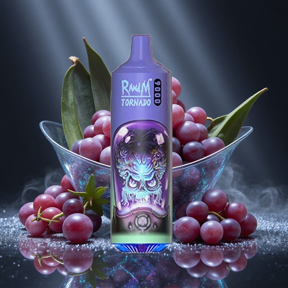 RandM Fumot Tornado 9000 Puffs Aloe Grape Mesh Coil Canada vape wholesale