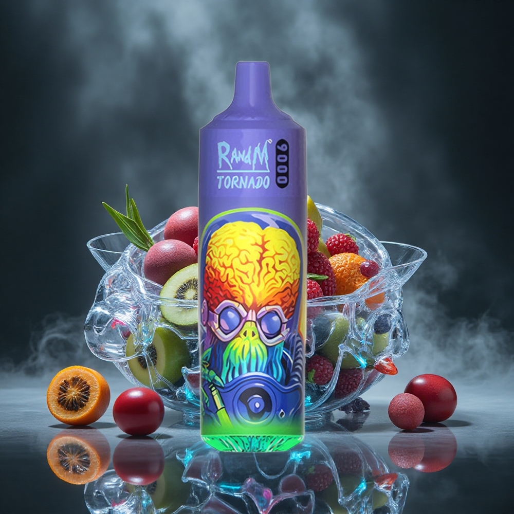 RandM Fumot Tornado 9000 Puffs Cool Mint Mesh Coil Canada vape wholesale
