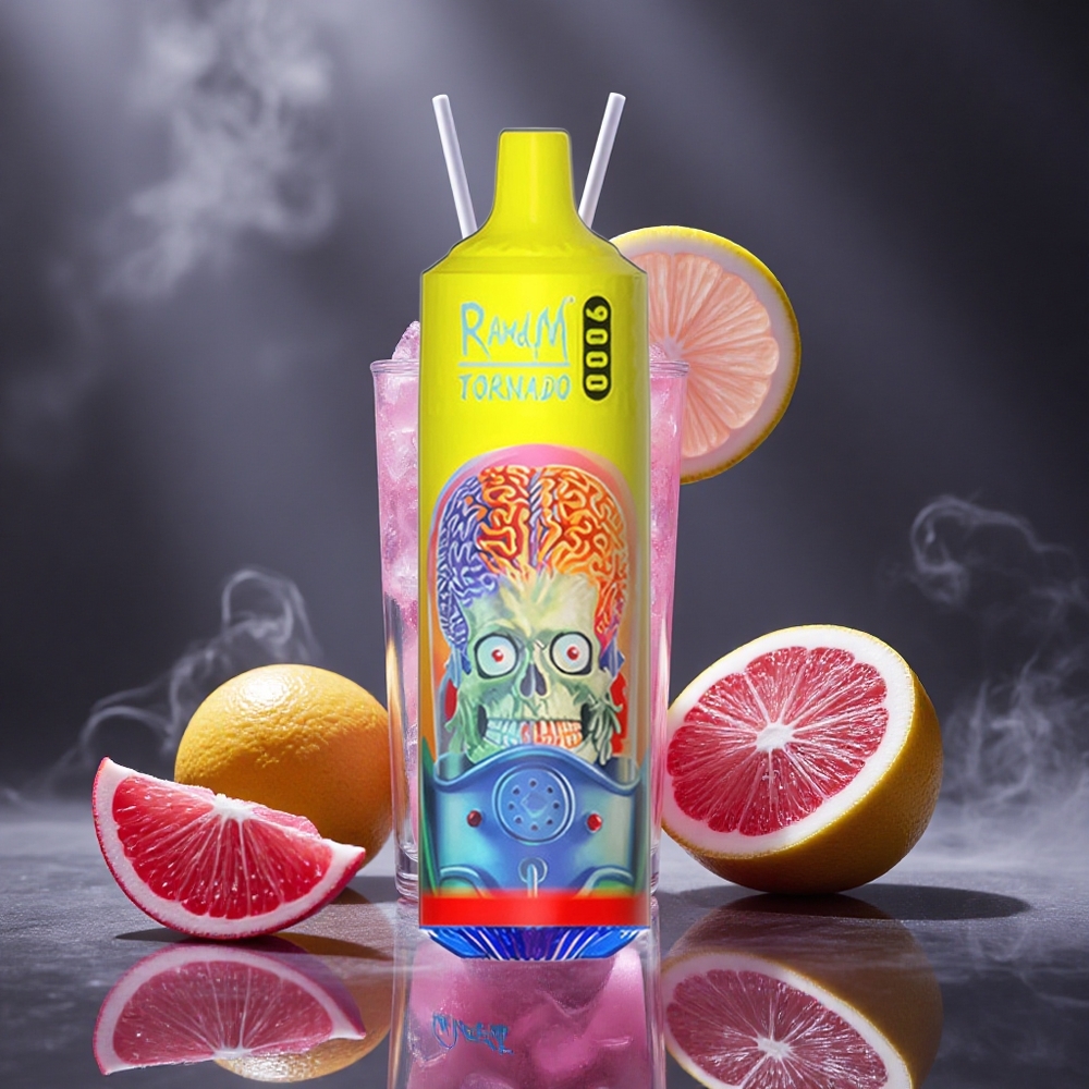 RandM Fumot Tornado 9000 Puffs Pink Lemonade Mesh Coil Canada vape wholesale
