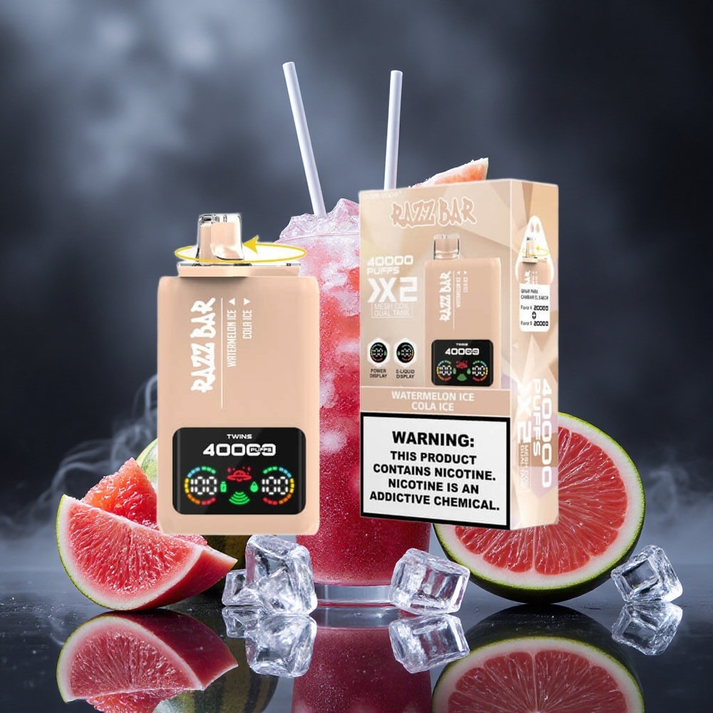 Razz Bar 40000 Puffs Watermelon Ice Cola Ice Power Screen Display Type-C Port Canada vape wholesale