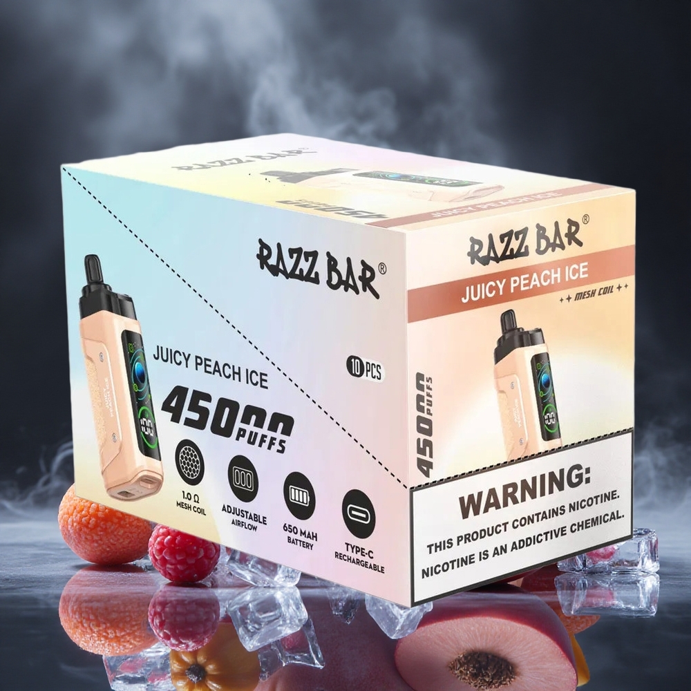Razz Bar 45000 Puffs Juicy Peach Ice Canada vape wholesale