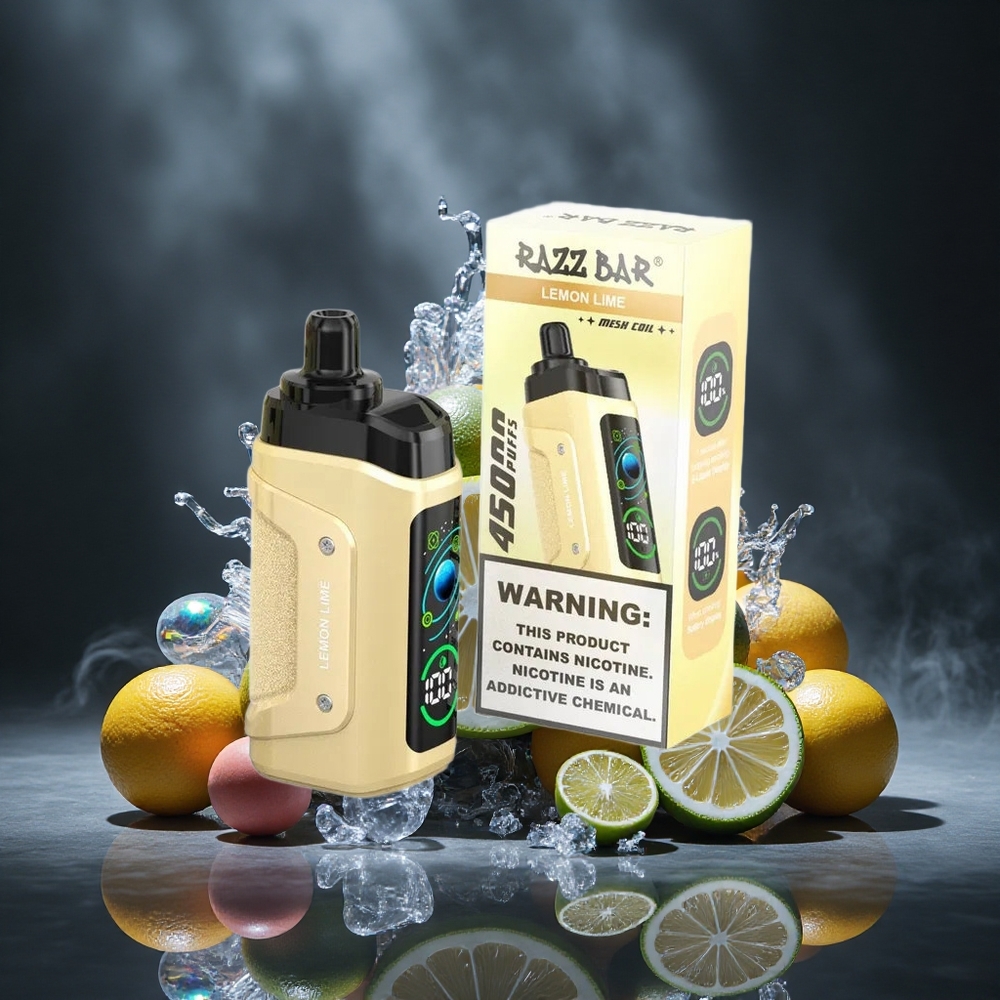 Razz Bar 45000 Puffs Lemon Lime Adjustable Airflow Canada vape wholesale