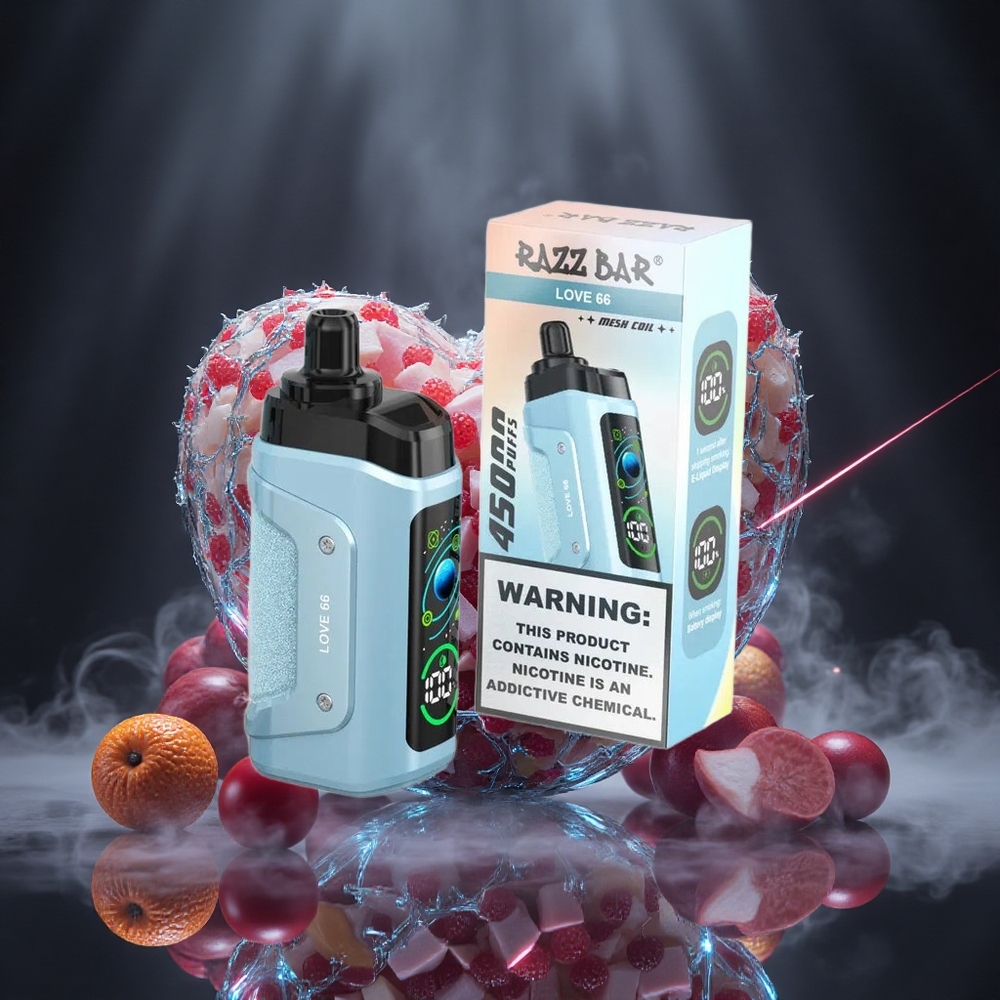 Razz Bar 45000 Puffs Love 66 Adjustable Airflow Canada vape wholesale
