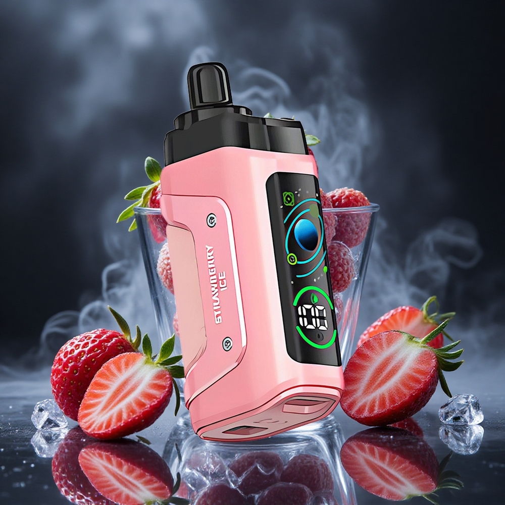 Razz Bar 45000 Puffs Strawberry Ice Adjustable Airflow Canada vape wholesale