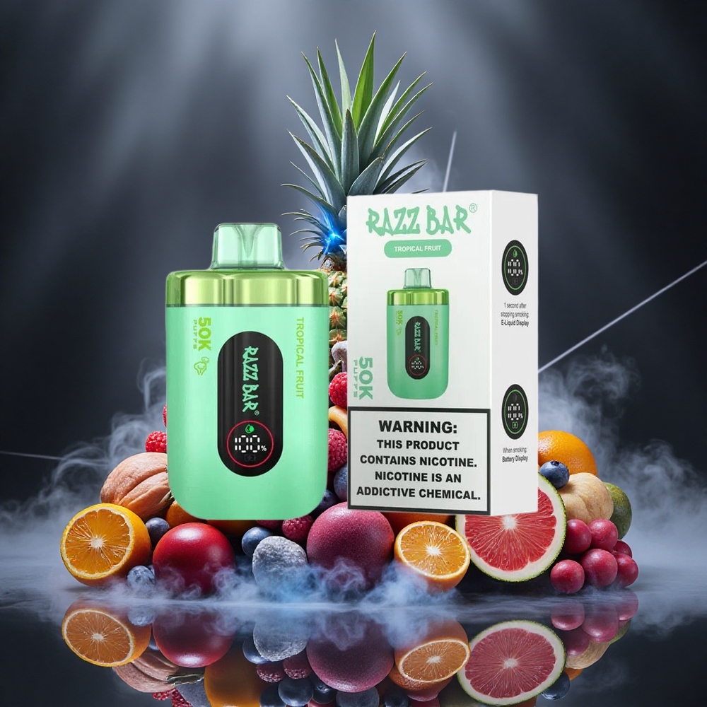 Razz Bar 50K Puffs Tropical Fruit Disposable Vape 650mAh Canada vape wholesale