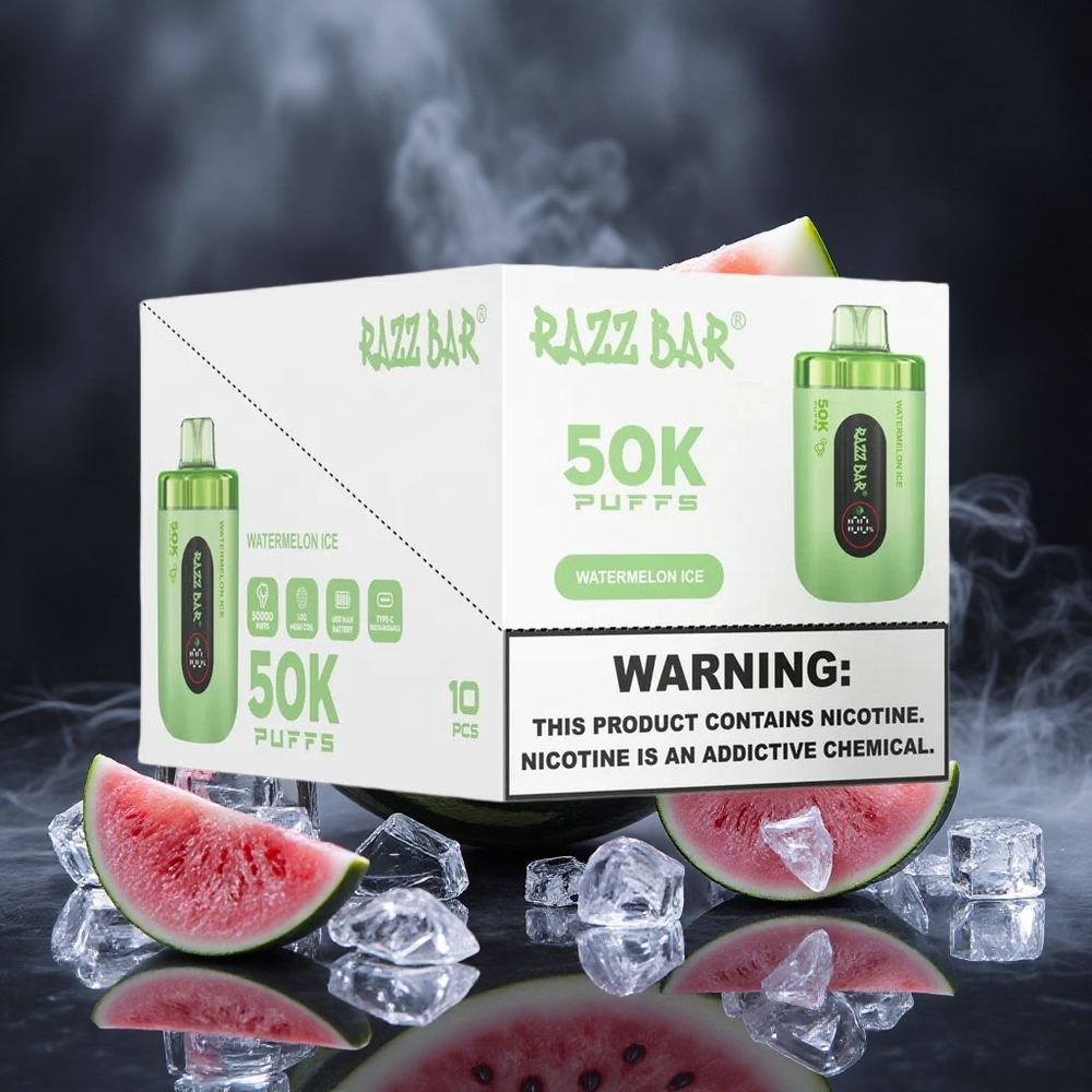 Razz Bar 50K Puffs Watermelon Ice Mesh Coil Canada vape wholesale