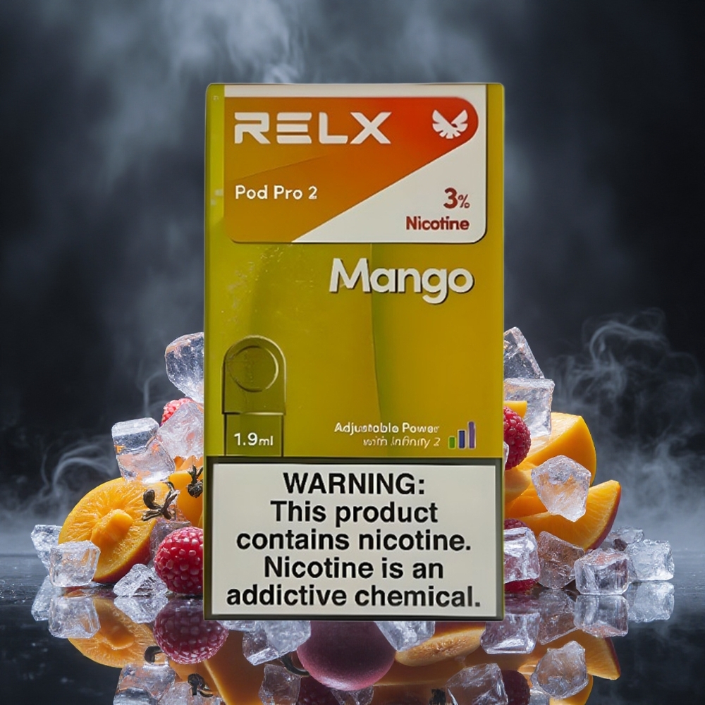 RELX Pod Pro 2 600 Puffs Mango Ice Canada Vape Wholesale