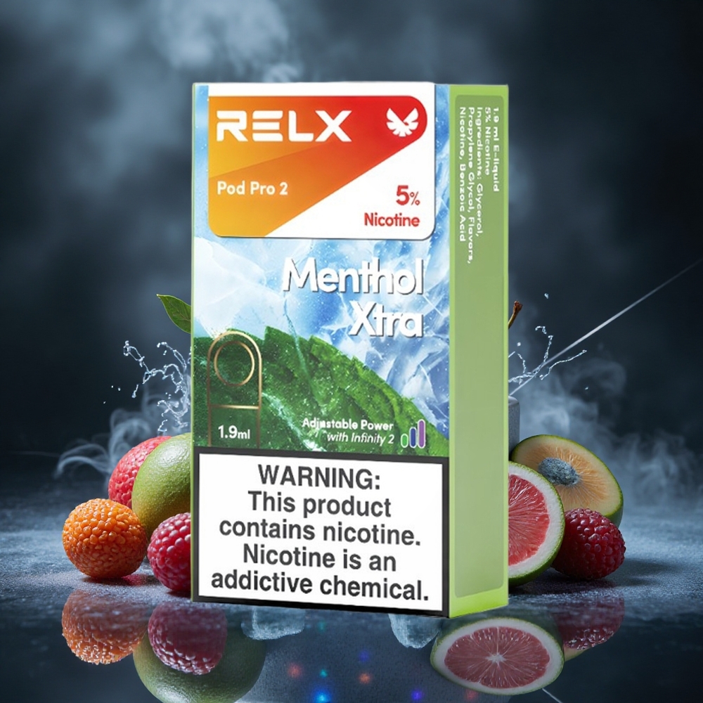 RELX Pod Pro 2 600 Puffs Menthol Xtra Canada vape wholesale