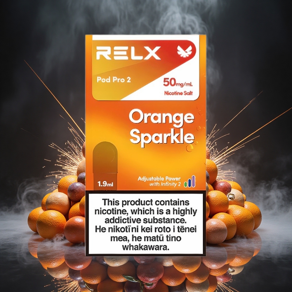 RELX Pod Pro 2 600 Puffs Orange Sparkle Canada vape wholesale